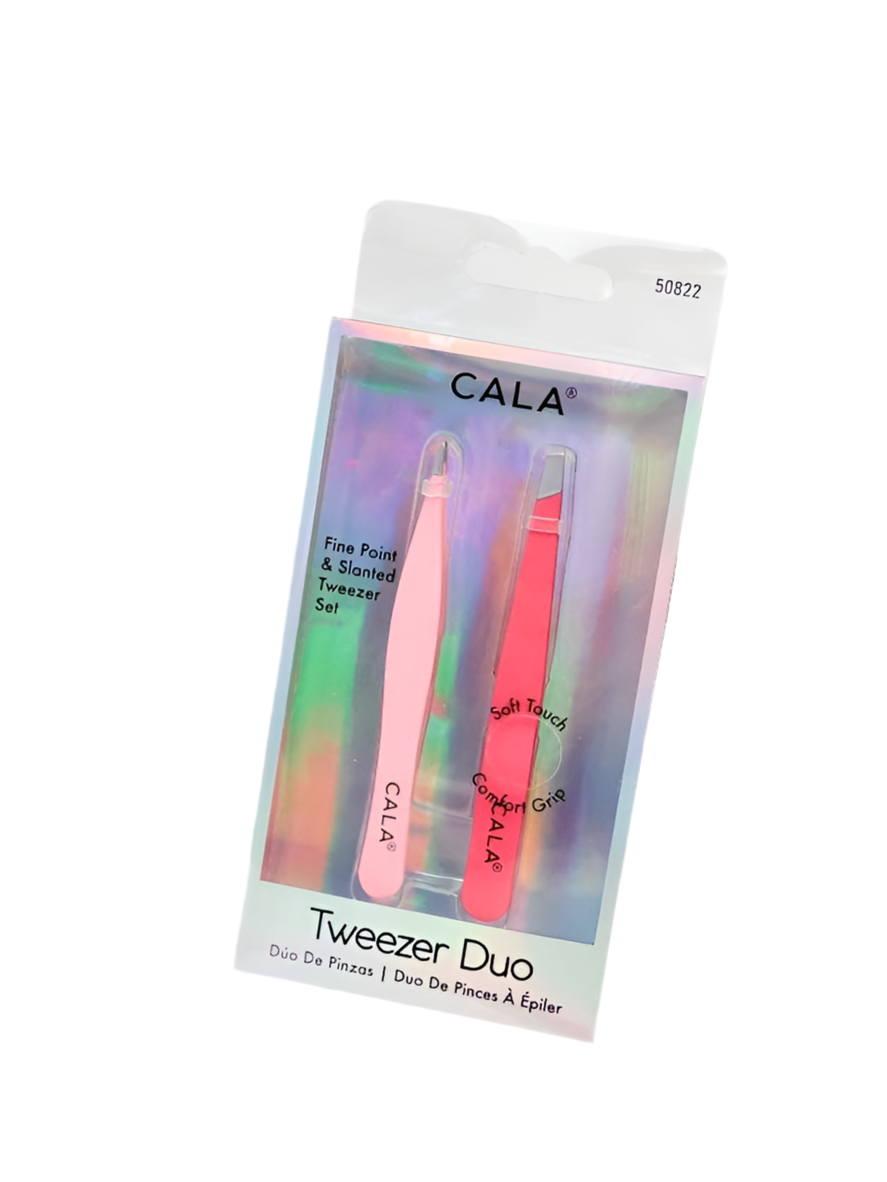 Soft Touch Duo Tweezer Set - Mint