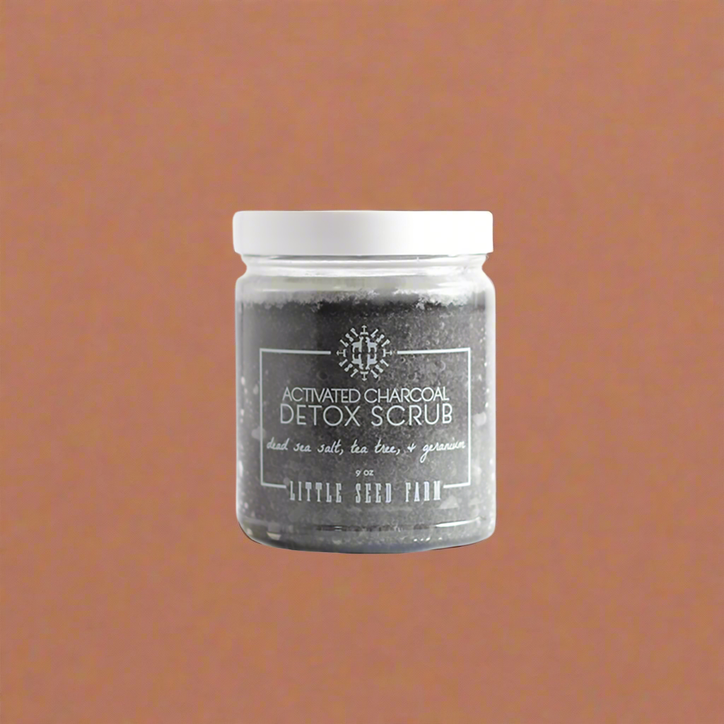 Activated Charcoal Detox Salt Scrub