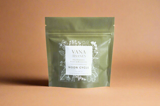 Moon Cycle | Fine Plant & Mushroom Powder from Vana Tisanes