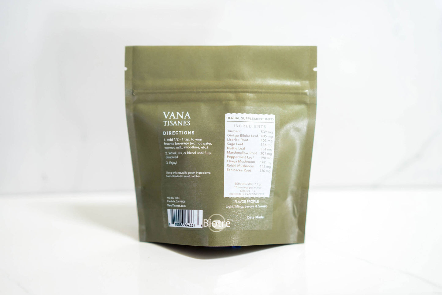 Allergy | Fine Plant & Mushroom Powder from Vana Tisanes