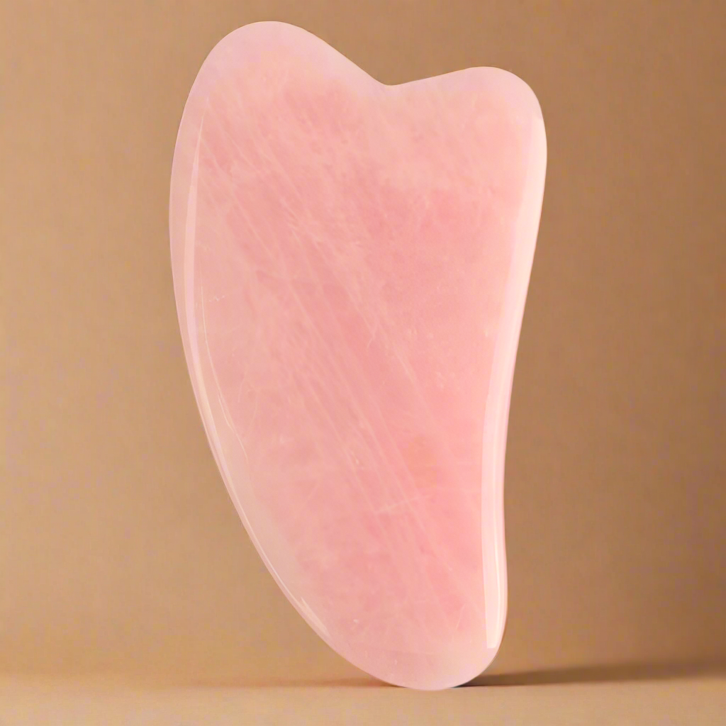 Rose Quartz Original Gua Sha Stone Facial Massager