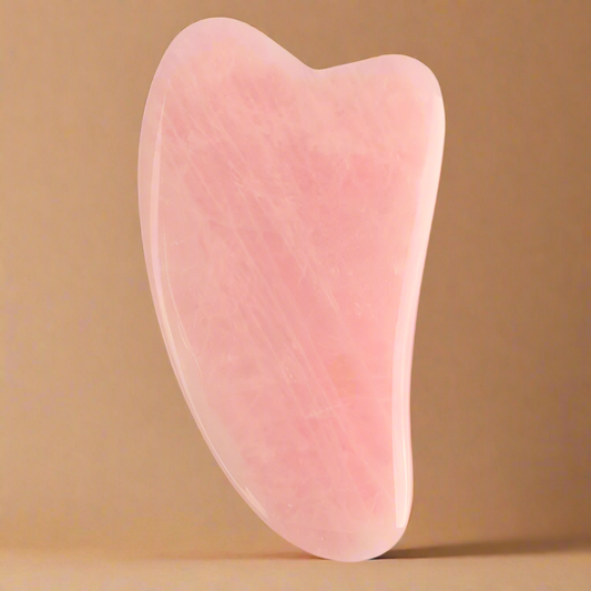 Rose Quartz Original Gua Sha Stone Facial Massager