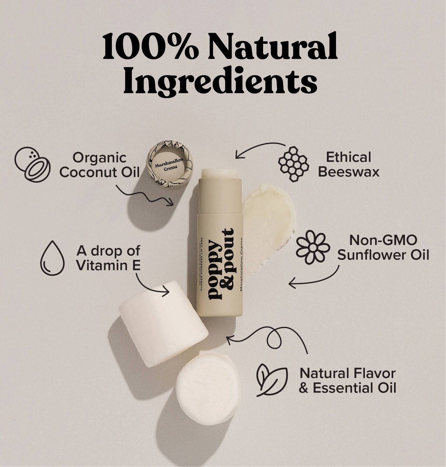 Lip Balm, Marshmallow Creme