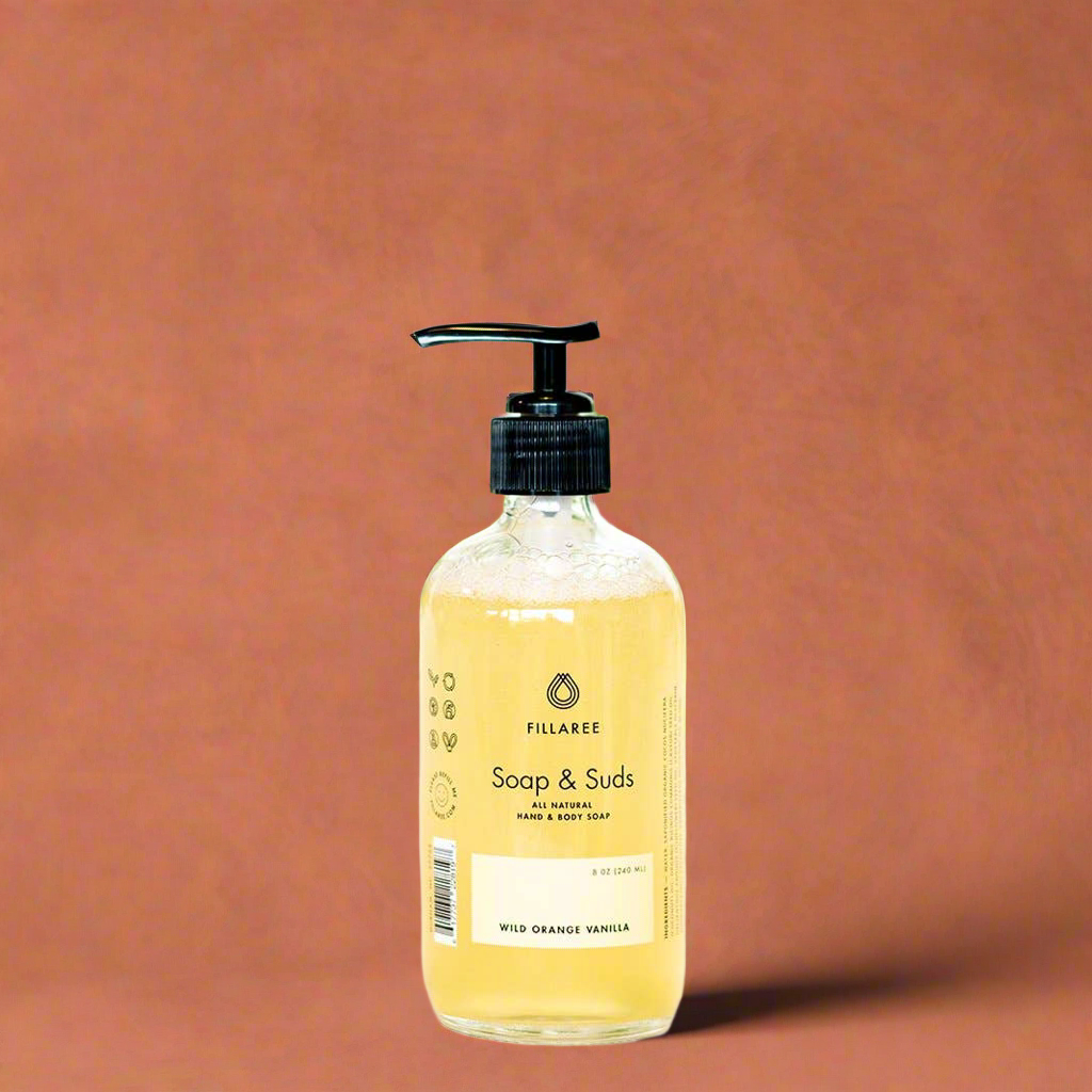 Soap & Suds - Glass Bottle