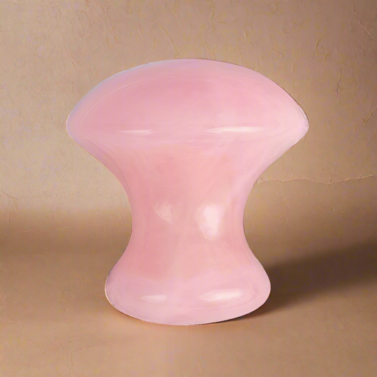 Rose Quartz Series -   Mushroom Under Eye Massager