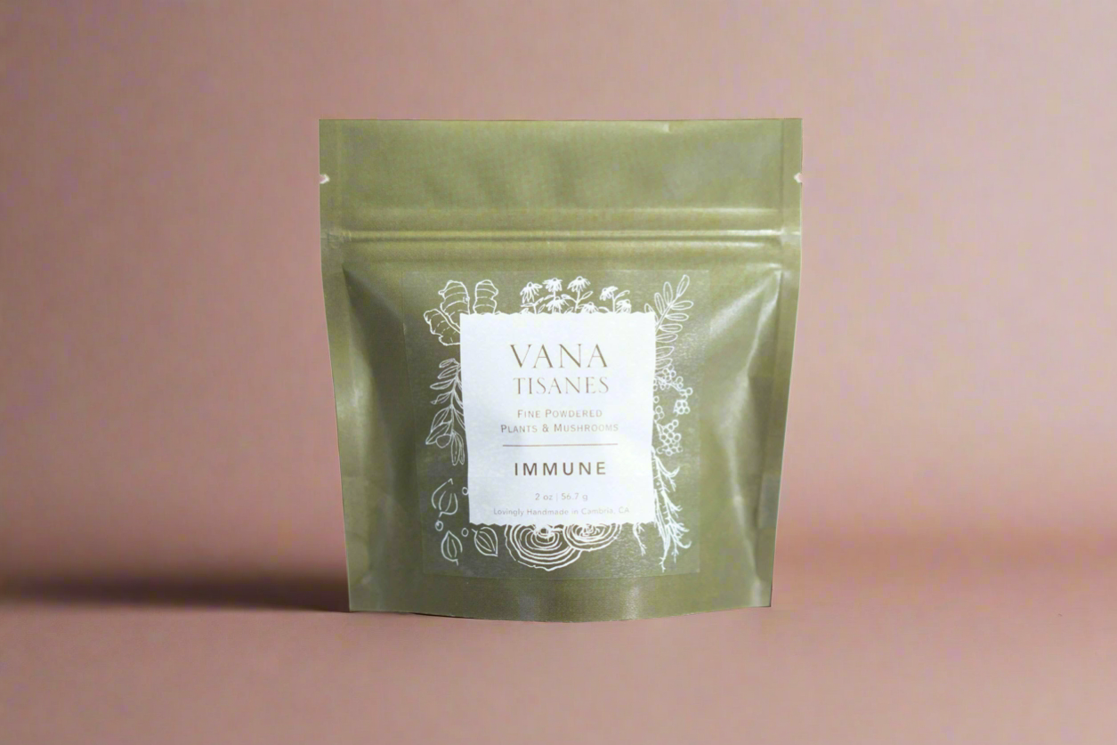 Immune | Fine Plant & Mushroom Powder from Vana Tisanes