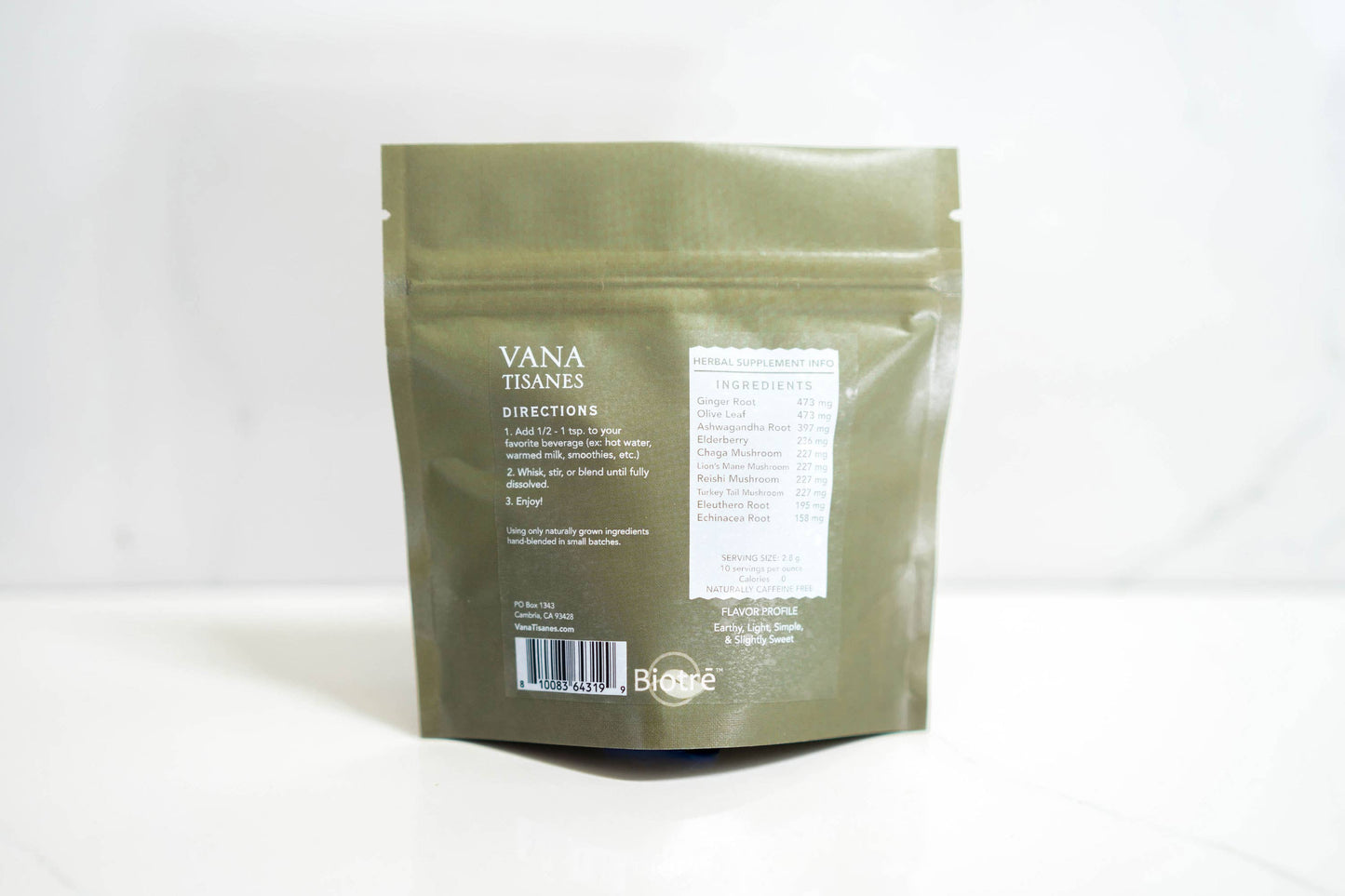 Immune | Fine Plant & Mushroom Powder from Vana Tisanes